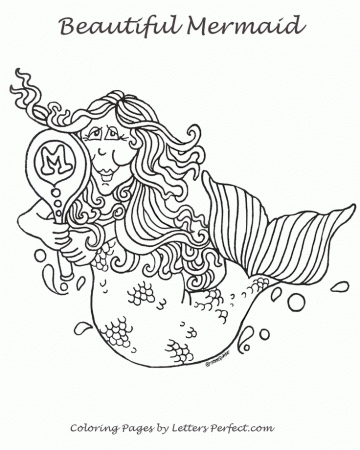 Mermaid Color Page | Mermaids & Fantasy