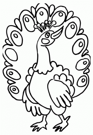 Peacock Feather Coloring Page | Clipart Panda - Free Clipart Images