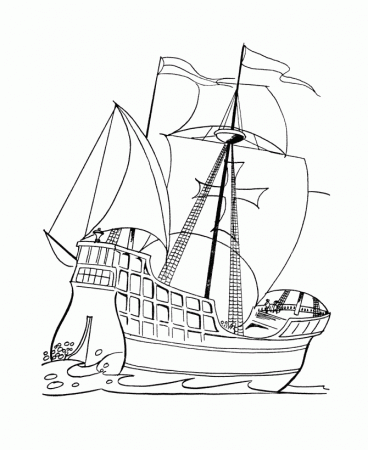 Amazing Ship Coloring Pages For Kids | Coloring Pages