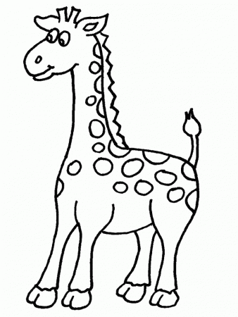 Giraffe Coloring Pages Book