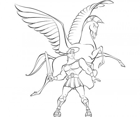 Pegasus Coloring Page - Coloring For KidsColoring For Kids