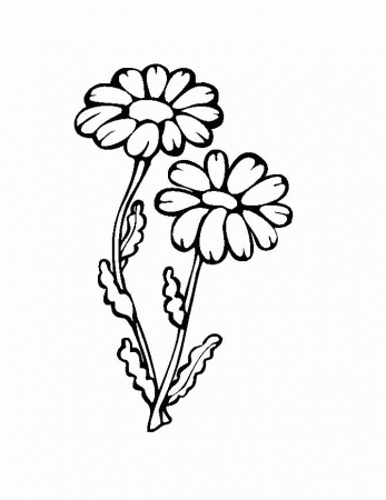 Beautiful Sunflower Coloring Pages To Print