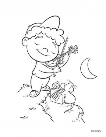 Quincy Plays The Violin Little Einstein Coloring Pages 98746 