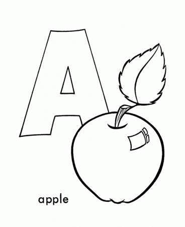 Classic ABC coloring pages | Natcat Preschool Ideas