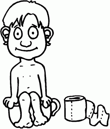 Printable Going Potty Coloring Pages - Bresaniel™ Consulting Ltd 