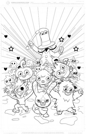 Moshi Monsters To Print Out - Coloring Pages for Kids and for Adults