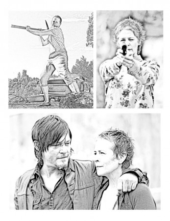 Best Coloring Top 23 Blue-ribbon Daryl Dixon Pages Design ...