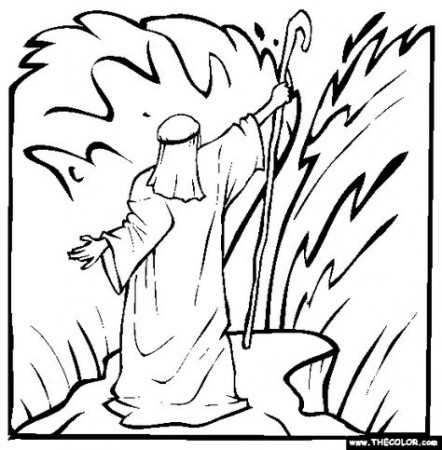 List of Pinterest red sea moses bible coloring pages ...