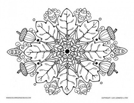 20+ Free Printable Autumn/Fall Coloring Pages for Adults -  EverFreeColoring.com