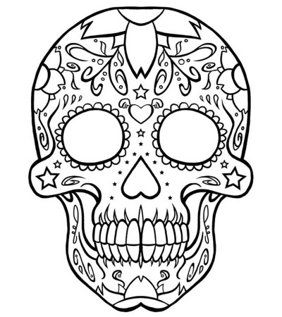 Top 15 Skull Coloring Pages For Your Little One