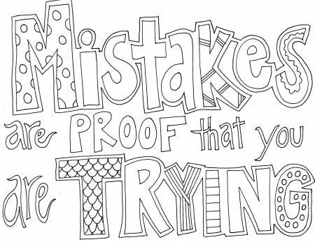 Phrases coloring pages