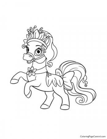 Palace Pets Birdadette Coloring Page | Coloring Page Central