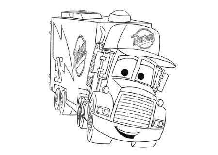 Mack the truck coloring pages – Coloring pages