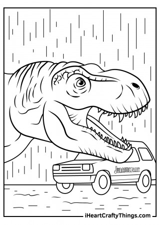 Printable Jurassic Park Coloring Pages (Updated 2023)