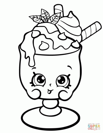Choc Mint Charlie Shopkin coloring page | Free Printable Coloring Pages