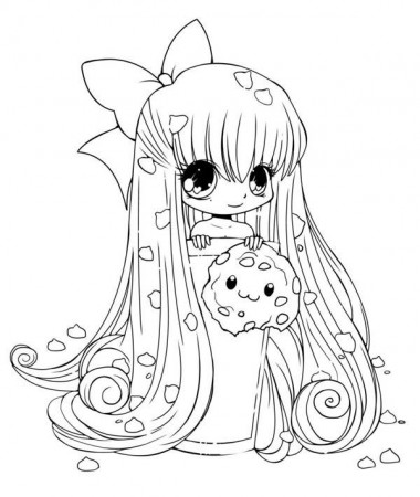 Chibi Anime Coloring Pages at GetDrawings | Free download