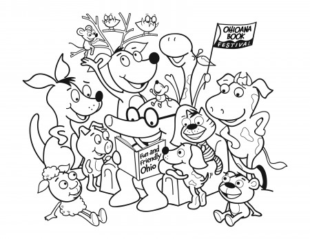 Ohio: Central and South | 2017 Ohioana Book Festival Coloring Pages