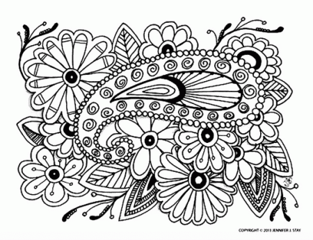 Free Adult Coloring Page Printables {for Stress-Free Living}