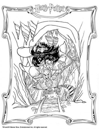 HARRY POTTER coloring pages - Hermione Granger