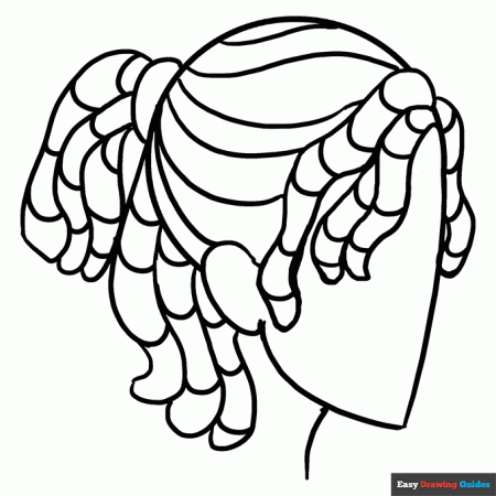 Dreadlocks Coloring Page | Easy Drawing Guides