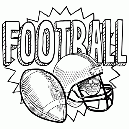 Football Coloring Pages - Coloring Pages For Kids And Adults