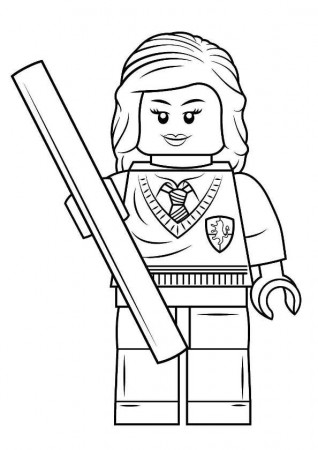 Kids-n-fun.com | Coloring page Lego Harry Potter hermione-granger
