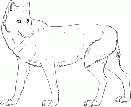 14 Pics of Anime Wolf Coloring Pages Printable - Wolf Coloring ...
