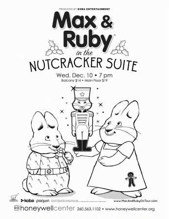 Max And Ruby Easter Coloring Pages - Coloring Page