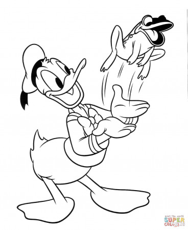 Donald Duck coloring pages | Free Coloring Pages