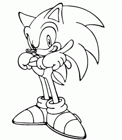 Sonic The Hedgehog Coloring Pages | Free Coloring Pages For Kids