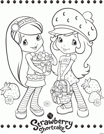 Strawberry shortcake berrykins coloring pages download and print ...
