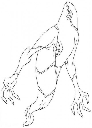 Ghostfreak from Ben 10 Omniverse Coloring Page - Download & Print ...