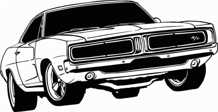 Dodge Charger Coloring Pictures - High Quality Coloring Pages