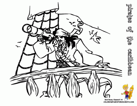 Pirates Caribbean Coloring Pages | Pirates of the Caribbean | Free ...