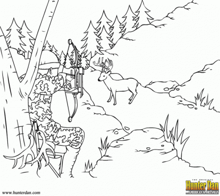 Print Hunting Coloring Pages - Toyolaenergy.com