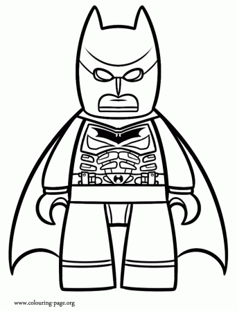Lego Batman Coloring Page