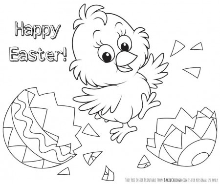 Free Easter Color Pages Printable - Coloring
