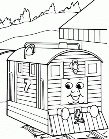 Thomas the Tank Engine Coloring Pages 3 | Free Printable Coloring 