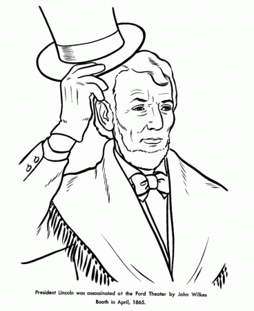 USA-Printables: President Abraham Lincoln Coloring Pages - US 