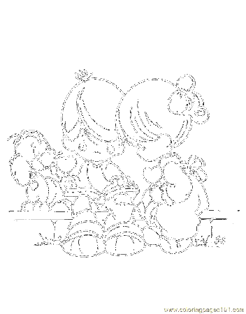 Coloring Pages Precious Moments | Free coloring pages