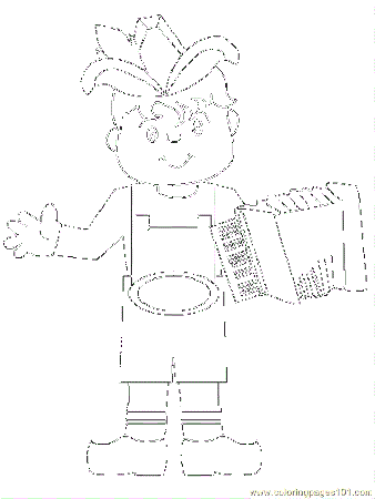 Coloring Pages Lederhosen (Countries > Germany) - free printable 