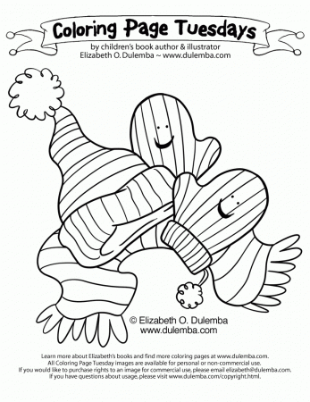 January Coloring Pages For Preschoolers