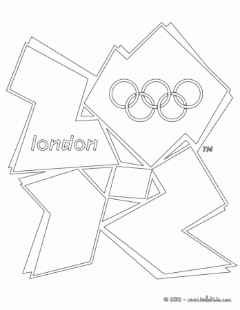 OLYMPIC CEREMONIES Coloring Pages London Olympic Games Logo 241134 