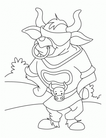 Bison Coloring Pages
