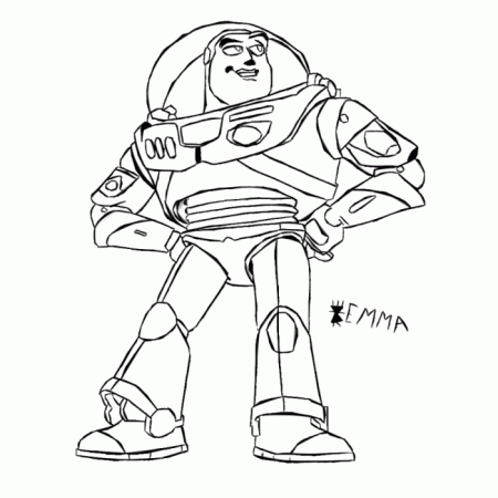 Buzz Lightyear Coloring Pages | 99coloring.com