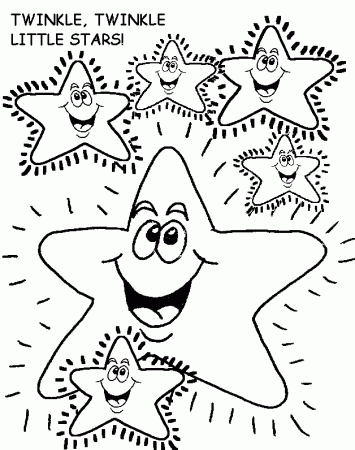 Twinkle Twinkle Little Star Coloring Pages 81 | Free Printable 