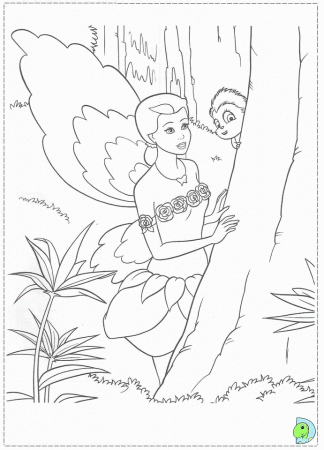 Barbie Fairytopia coloring page