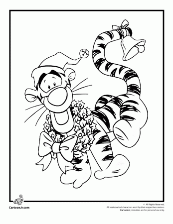 Disney-christmas-coloring-pictures-2 | Free Coloring Page Site