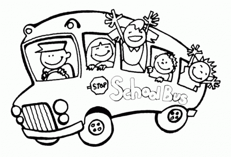 School Bus Coloring Pages | Clipart Panda - Free Clipart Images