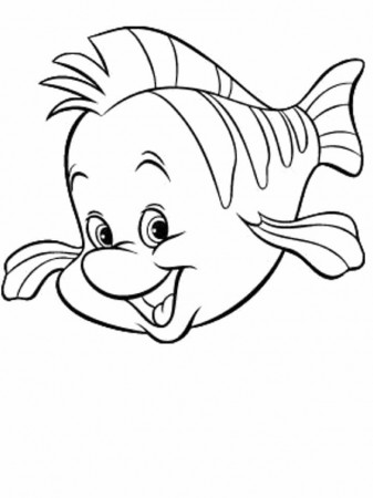 Ariel Flounder And Sebastian Swimming Together « Coloring Pages 